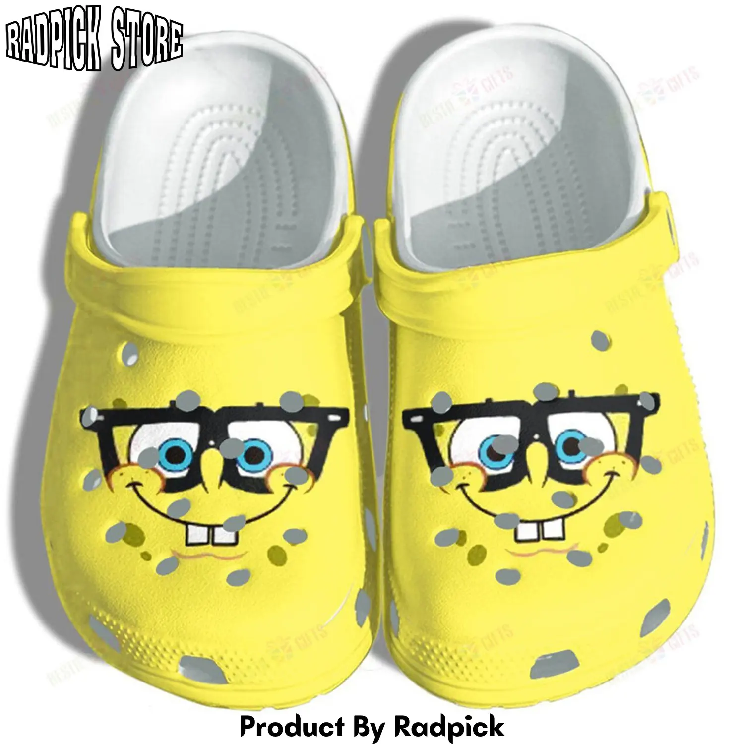Radpick sponge glasses crocss classic clogs shoes rp6521341